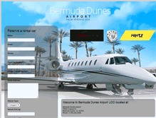 Tablet Screenshot of bermudadunesairport.com